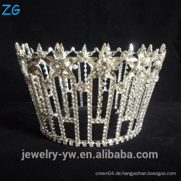 Star Shaped Runde Krone Real Diamond Kronen Und Tiaras Full Round Star Tiara